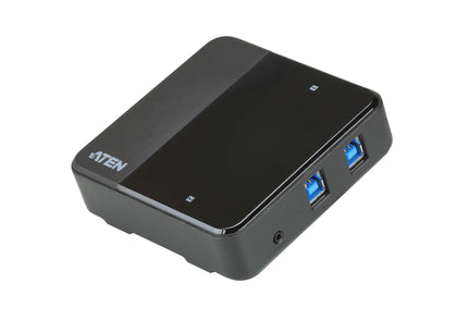 Aten Peripheral Switch 2x4 USB 3.1 Gen1, 2x PC, 4x USB 3.1 Gen1 Ports, Remote Port Selector, Plug and Play Aten