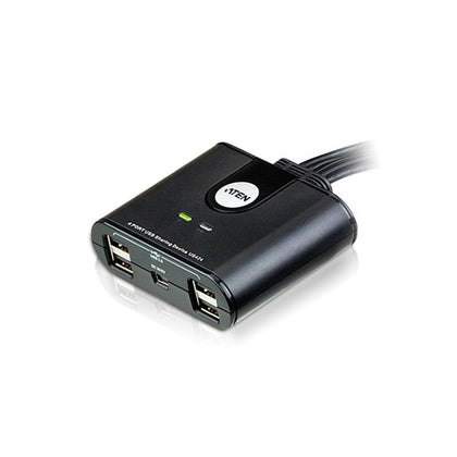 Aten Peripheral Switch 4x4 USB 2.0, 4x PC, 4x USB 2.0 Ports, Remote Port Selector, Plug and Play, Hot Pluggable Aten