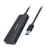 mbeat® 4-Port USB 3.0 Hub with USB-C DC Port  Compact and Portable Design  Expandable Connectivity Data Transfer Speed: 5Gbps Weight: 32g