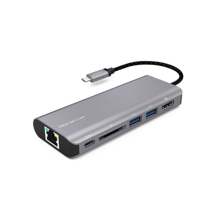 mbeat®  'Elite' USB Type-C Multifunction Dock - USB-C/4k HDMI/LAN/Card Reader/Aluminum Casing/Compatible with MAC/Desktop PC Notebook Laptop Devices MBEAT