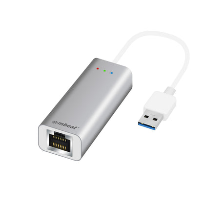 mbeat® USB 3.0 Gigabit LAN Adapter for PC and MAC/Compatible with 10/100/1000Mbps/USB 2.0,1.1/LED Indicators/Ethernet LAN Port MBEAT