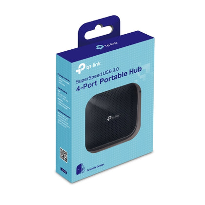 TP-Link UH400 USB3.0 Hub 4 Ports, Portable, Up to 5Gbps, 4 Devices USB3.0 Type A, No Power Adapter Needed TP-LINK