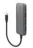 Verbatim USB-C Hub with 2x USB 3.0, 1x USB 2.0 & 1x USB C port - Space Grey Verbatim
