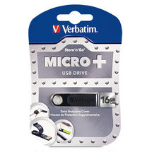 Verbatim 16GB Micro+ USB2.0 Bl Store N Go, Lifetime Warranty Verbatim