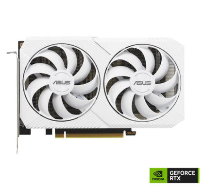 ASUS nVidia GeForce DUAL-RTX3060-O8G-WHITE White Edition 8GB GDDR6 ASUS
