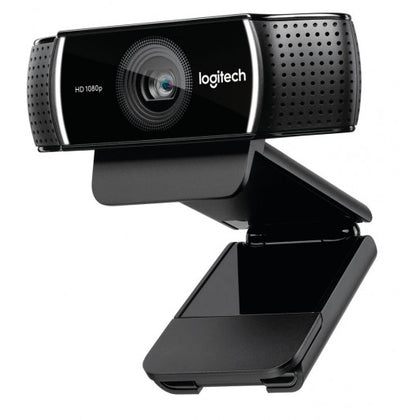 Logitech C922 Pro Stream Full HD Webcam 30fps at 1080p Autofocus Light Correction 2 Stereo Microphones 78° FoV 3mths XSplit License ~VILT-C920 960-001 Logitech