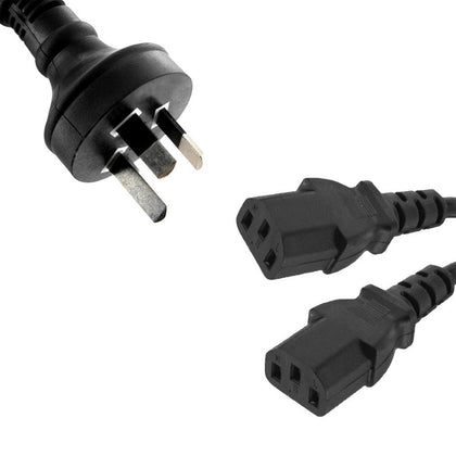 High-quality 8Ware 3m Y-Split Power Cable