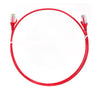 8Ware CAT6 Ultra-Thin Slim Cable - 1m (Red)