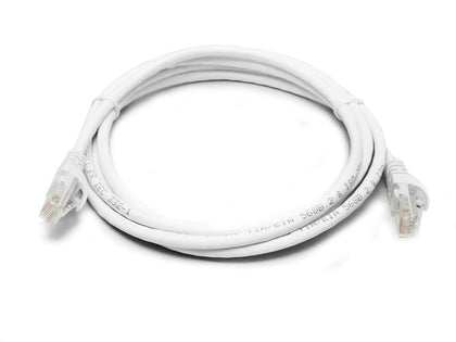 8Ware CAT6A UTP Ethernet Cable 2m - Snagless Design, white