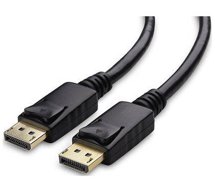 8Ware DisplayPort DP Cable - Male to Male - Gold Plated - 4K High Speed