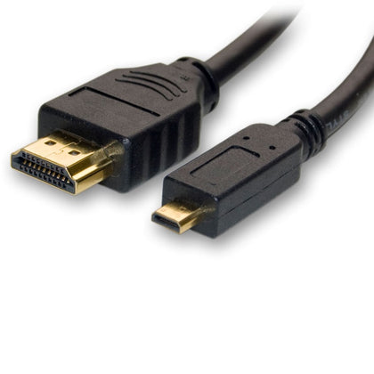 8Ware Micro HDMI to High-Speed HDMI Cable 1.5m with Ethernet - Male to Male