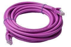 8ware CAT6A UTP Ethernet Cable - 5m Snagless Purple