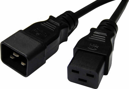  8Ware Power Extension Cable Lead 5m 15A IEC C19 to IEC C20