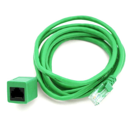 8Ware RJ45 Male to Female Cat5e Ethernet Cable - 2m (Green)