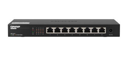 QNAP QSW-1108-8T Upgrade Your QNAP Network to 2.5GbE Connectivity 8xPorts 8x2.5GbE 12V/1.5A