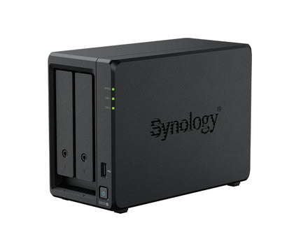 Synology DiskStation DS725+ 2-Bay 3.5' Diskless 1x 1GbE + 1x 2.5GbE, NAS (Scalable), AMD Ryzen R1600 dual core, 4GB RAM, 1xUSB3