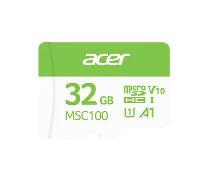 Acer MSC100-32GB microSD Express Read & Write Speed up to 100 MB/s & 10 MB/s BL.9BWWA.335