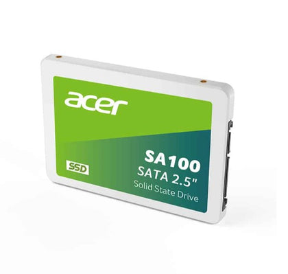 ACER SA100-480GB 2.5″ SATA lll SSD Writing Speed 493 MB/s Reading Speed 560 MB/s BL.9BWWA.103 - 3 Year Warranty