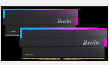 BIWIN DDR5 Memory DW100 RGB 6000mhz 32kits (16GB*2) CL36 Black Black Opal (Gaming) BXL53260DW1-D36DB