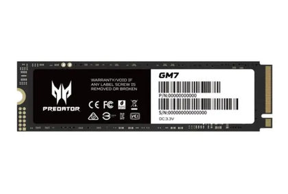 Predator GM7-512GB M.2 NVMe PCIe Gen 4*4 512GB Up to 7200 MB/s Read and 3800 MB/s BL.9BWWR.117- 5 Year Warranty