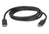 Aten 2m DisplayPort Cable, supports up to 3840 x 2160 @ 60Hz, 28 AWG copper wire construction for high-definition media connections