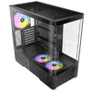 Antec C6 Curve ARGB, Mid Tower ATX case, tempered glass, 3 ARGB PWM fans, USB-C 10Gbps, GPU ≤450mm, CPU ≤180mm, 360mm radiator support