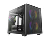 DeepCool CG330 MESH 3F High Airflow Dual Chamber Micro ATX Case, 3 Pre-Installed Fans,  USB3.0 x1,USB2.0 x1,Type-C x1,Audio x1