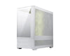 SI MAG PANO M110R - White, Mini Tower, 270° Panoramic Glass, Micro-ATX/Mini-ITX, 3x ARGB Fans, 360mm Radiator, 410mm GPU, USB-C, 5 Expansion Slots.