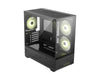 MSI MAG PANO M110R - Black, Mini Tower, 270° Panoramic Glass, Micro-ATX/Mini-ITX, 3x ARGB Fans, 360mm Radiator, 410mm GPU, USB-C, 5 Expansion Slots