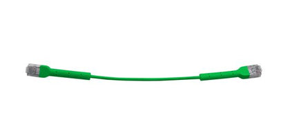8ware Ultra-Thin Flexible CAT6 Cable 7M - Green Colour 90° Angled RJ45 Connectors Ethernet Network LAN Patch Cord