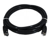 8Ware CAT6 Cable 0.25m - Black Premium RJ45 Ethernet Network LAN UTP Patch Cord 26AWG CU Jacket