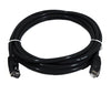 8Ware CAT6 Cable 0.5m - Black Premium RJ45 Ethernet Network LAN UTP Patch Cord 26AWG CU Jacket