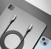 mbeat® Tough Link 1.5m Certified 8K HDMI Cable - Space Grey  HDMI 2.1 (male) to HDMI 2.1 (male) 50cm × 2.02cm × 1.13cm