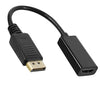 8ware DisplayPort DP to HDMI Male to Female Adapter Cable High-resolution suppor 20cm Length Use for movies, presentations, photo slideshows and more
