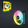 Corsair QX RGB Series, iCUE LINK QX120 RGB, 120mm Magnetic Dome RGB Fan, Expansion Kit