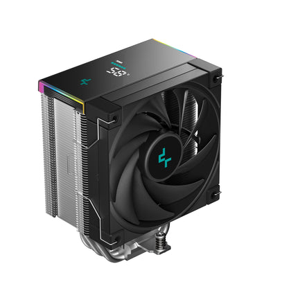 DeepCool AK500S Digital SE CPU Cooler, Status Display, ARGB LED Strips, 5 x Heat Pipe,Intel LGA1851/1700/1200/1151/1150/1155 /AM5/AM4
