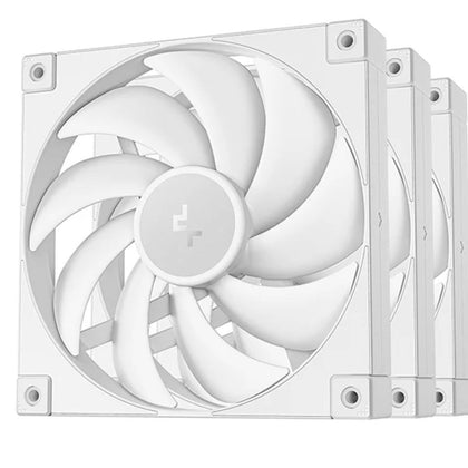 DeepCool FD14 WH(3IN1) Performance 140mm Case Fans ,4-pin PWM,  400-1650 RPM, Hydro Bearing