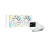 DeepCool LM240 WH ARGB Liquid Cooler With Mini LCD Screen IntelLGA1851/1700/1200/1151/1150/1155 AMDAM5/AM4