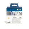 Brother DK-11234 - WHITE 60MM  x 86.10MM  x 260 NAME BADGE LABELS
