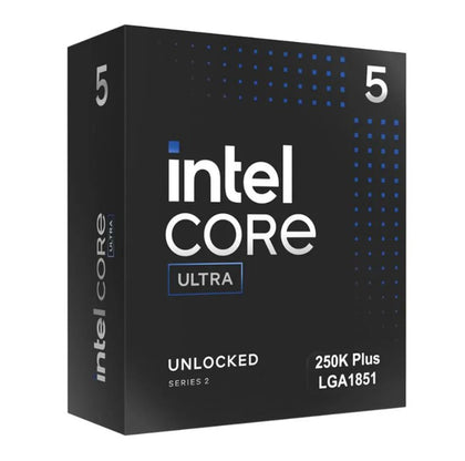 Intel Core Ultra 5 processor 250K Plus LGA1851 (30M Cache, up to 5.30 GHz) (15th Gen), Integrated Graphics  Please note: No CPU Cooler Included