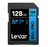 Lexar High-Performance 800x PRO 128GB SDHC™/SDXC™ UHS-I Card BLUE Series  up to 150MB/s1 shoot high-quality images and stunning 1080p Full-HD and 4K U