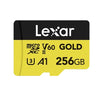 Lexar  FMLSD-GOLD-256GB up to 280MB/s read, up to 180MB/s write 10, A1, V60, FULL-HD & 4K Video