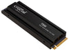 Crucial T500 1TB Gen4 NVMe SSD w Heatsink - 7300/6800 MB/s R/W 600TBW 1440K IOPs 1.5M hrs MTTF DirectStorage Acronis True Image Adobe Creative Cloud
