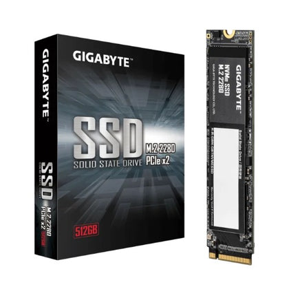 GIGABYTE Gen3 512GB NVMe PCIe 3.0 x4 M.2 2280 SSD, 1900MB/s Read, 1200MB/s Write, 1.5M Hours MTBF, 3-Year Warranty
