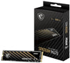 MSI SPATIUM M470 PRO PCIe 4.0 NVMe M.2 2TB SSD, Sequential Read up to 6000MB/s, Sequential Write up to 5000MB/s, 640 TBW, 5 Year Warranty (LS)