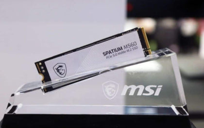 MSI 1TB M560 PCIe 5.0 NVMe M.2 SSD, Sequential Read up to 10,000MB/s,  5 Year Warranty