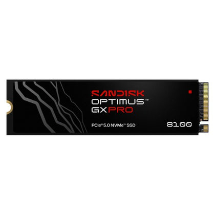 SanDisk Optimus GX PRO 8100 2TB NVMe M.2 2280 Internal SSD, PCIe Gen5 x4, Up to 14,900MB/s Read & 11,000MB/s Write, S3-M, No Heatsink, 5-Year Warranty