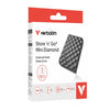 Verbatim 32026 Store’n’Go Mini Diamond SSD USB-C 2TB, USB 3.2 Gen 2, 1000MB/s Read/Write, USB Flash Drive, External SSD