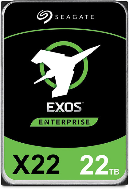 Seagate Exos X22 512E/4KN INTERNAL 3.5' SATA DRIVE, 22TB, 6GB/S, 7200RPM, 5YR WTY
