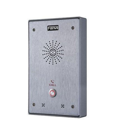 Fanvil I12D 2 Outdoor Audio Intercom, 2 SIP Lines, 2 Button, 2 SIP Lines, PoE, Full-duplex speakerphone, AIO: door access, intercom and paging service